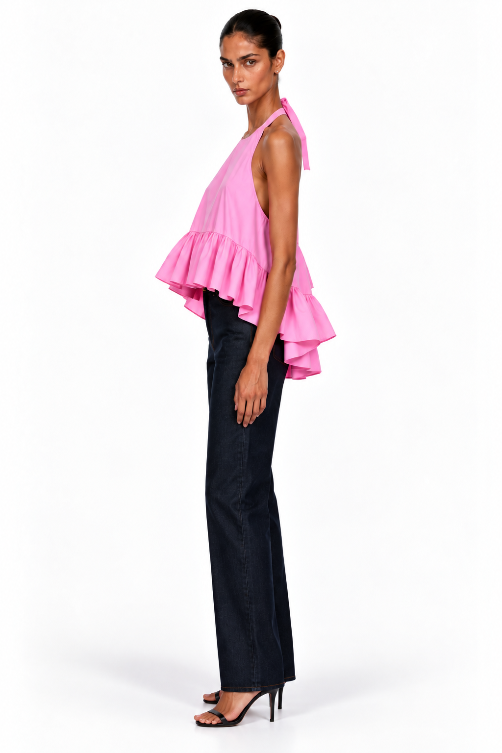 Winston Poplin Top - Bubblegum