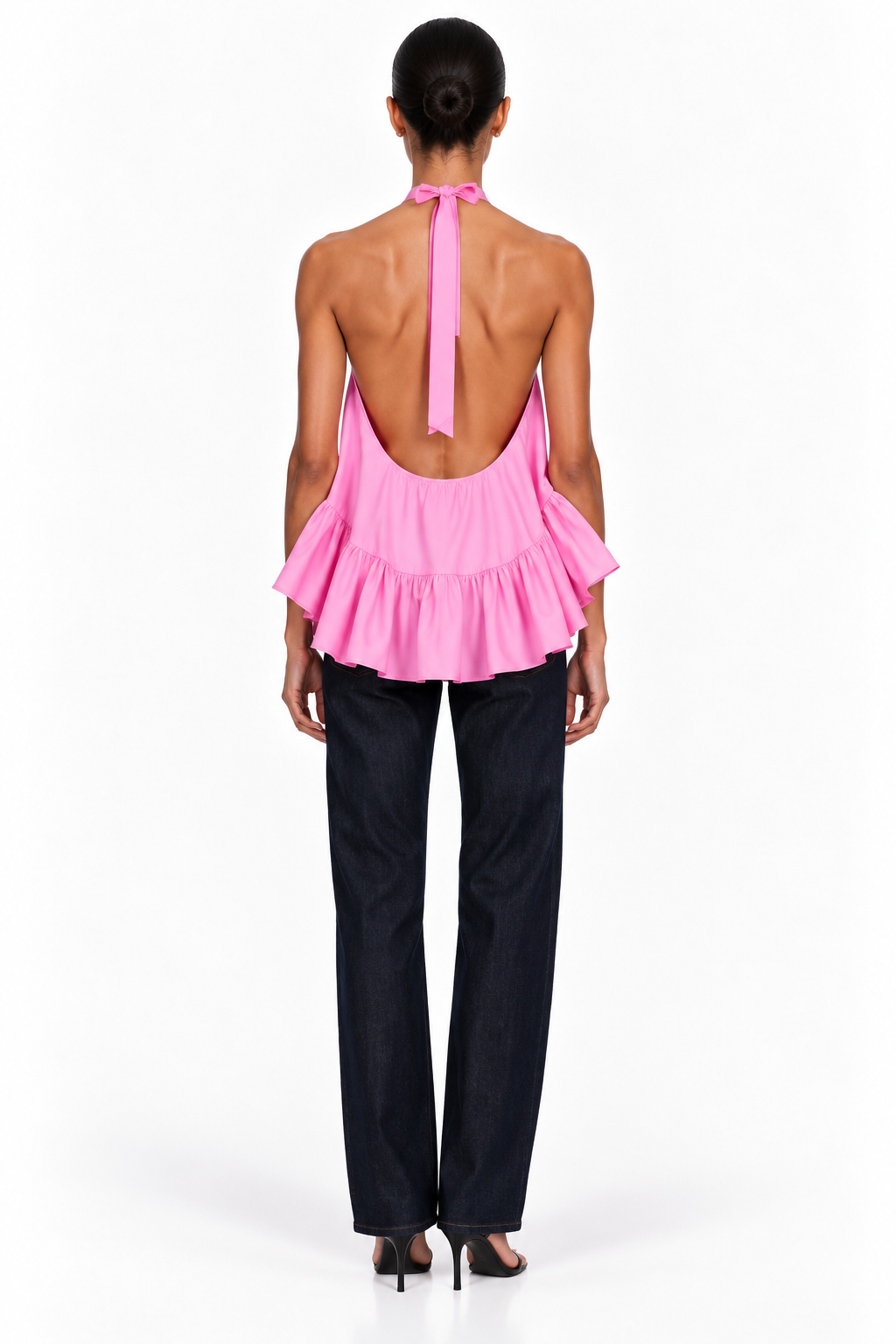 Winston Poplin Top - Bubblegum
