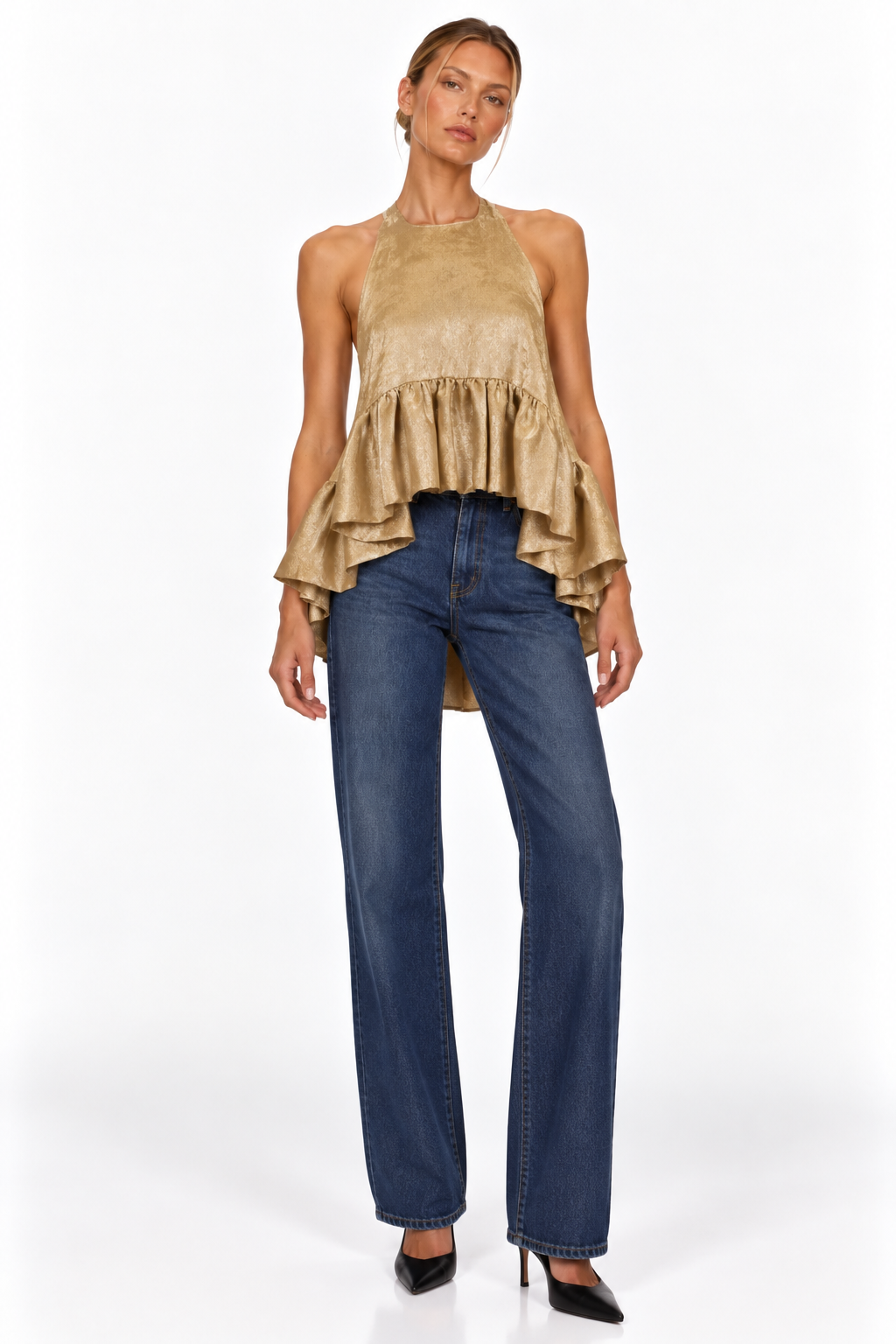 Winston Lamé Top