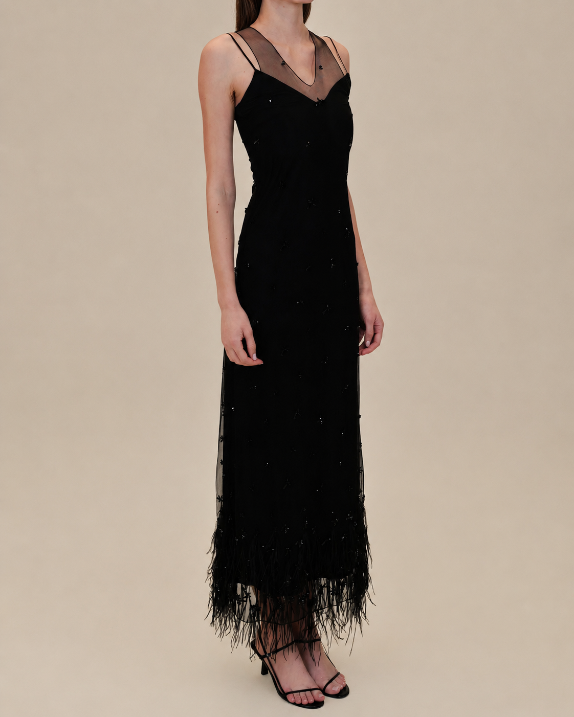 Feather Embellished
