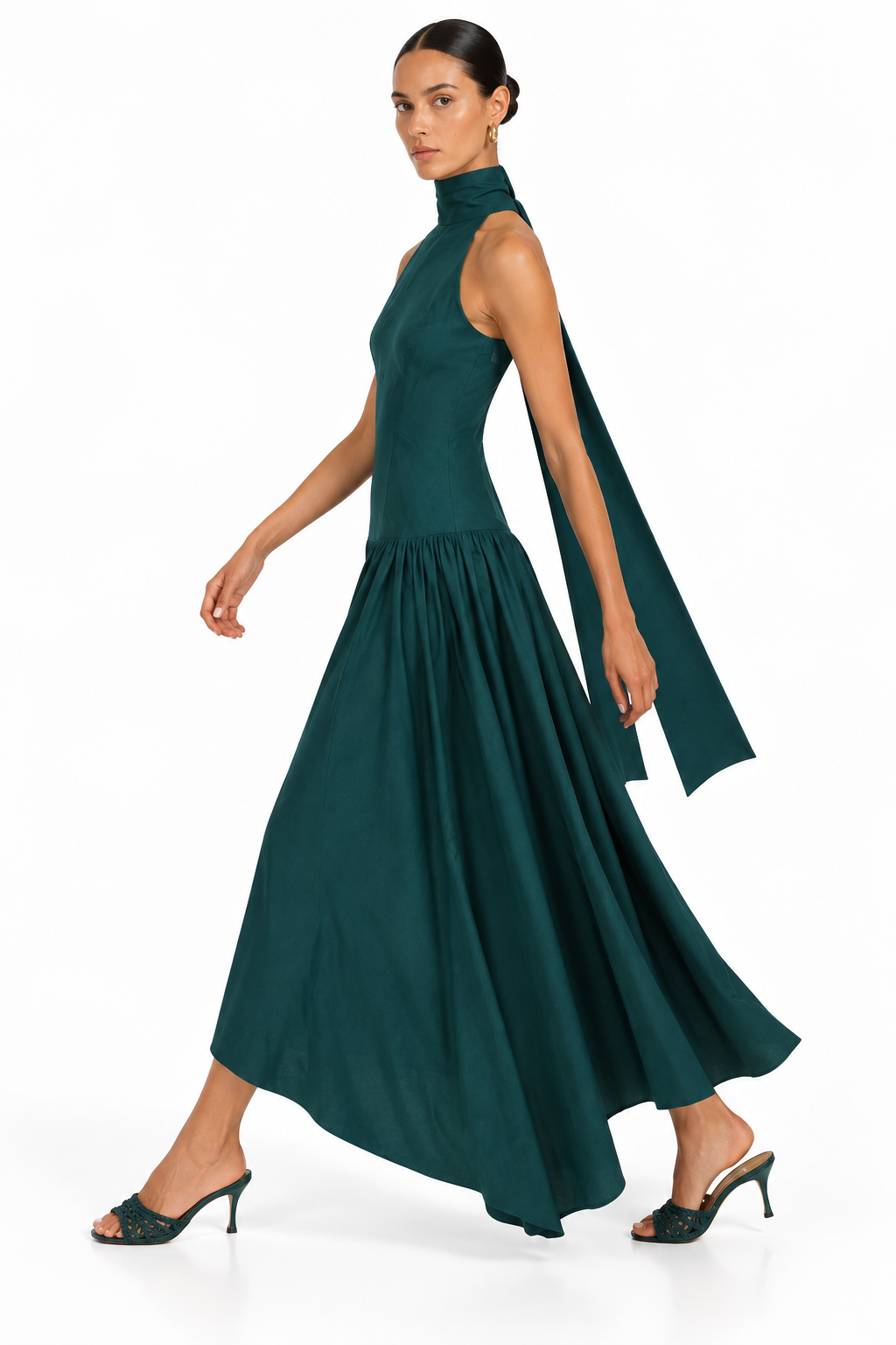 Indira Poplin Midi