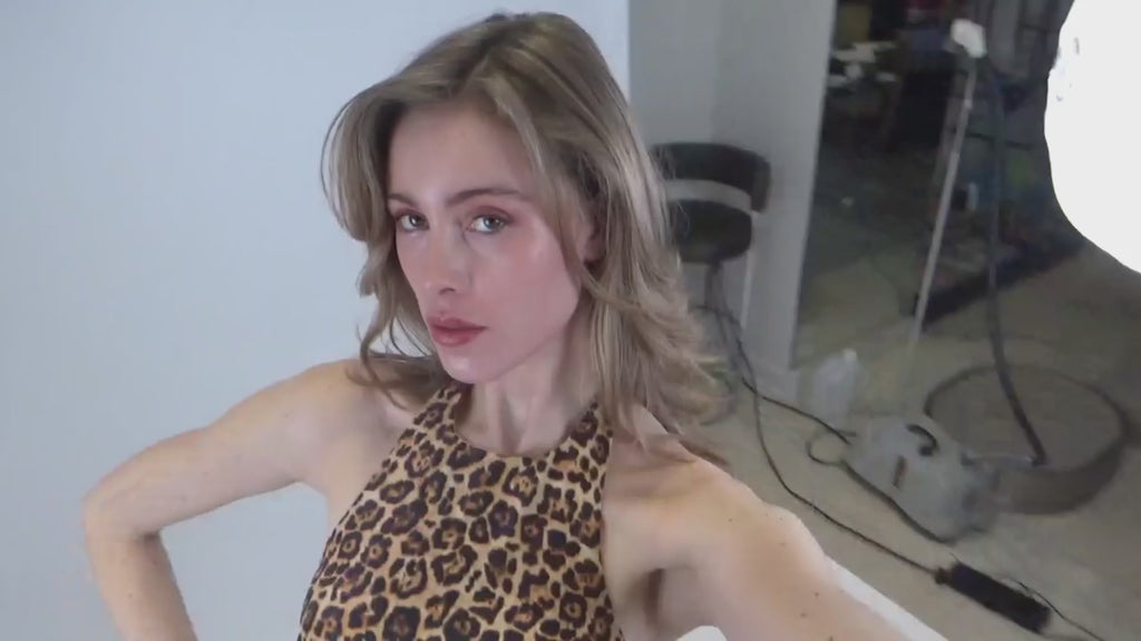 Winston Printed Raw Silk Top