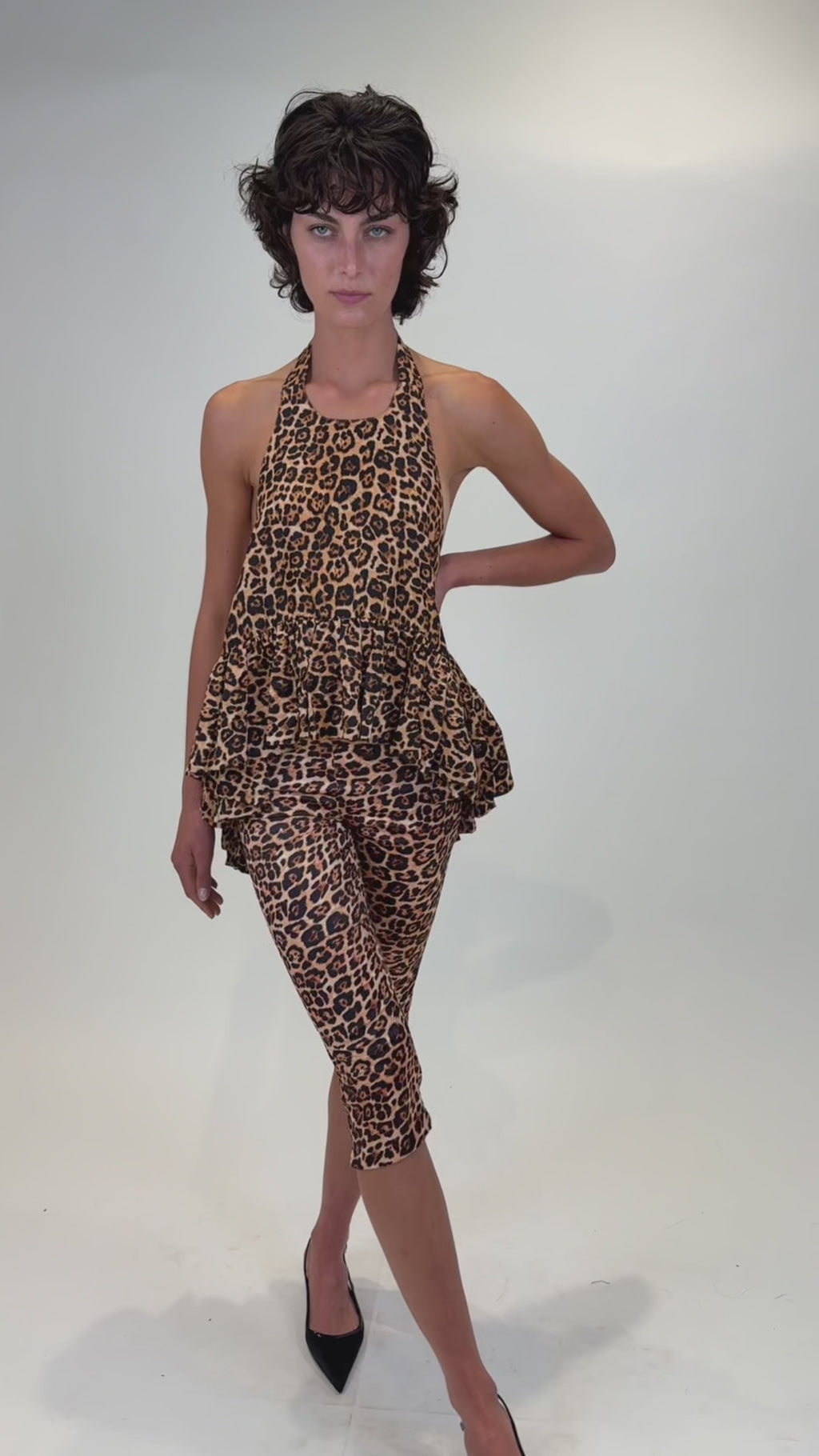 Winston Printed Raw Silk Top