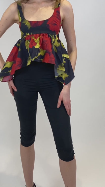 Shreya Velvet Capri