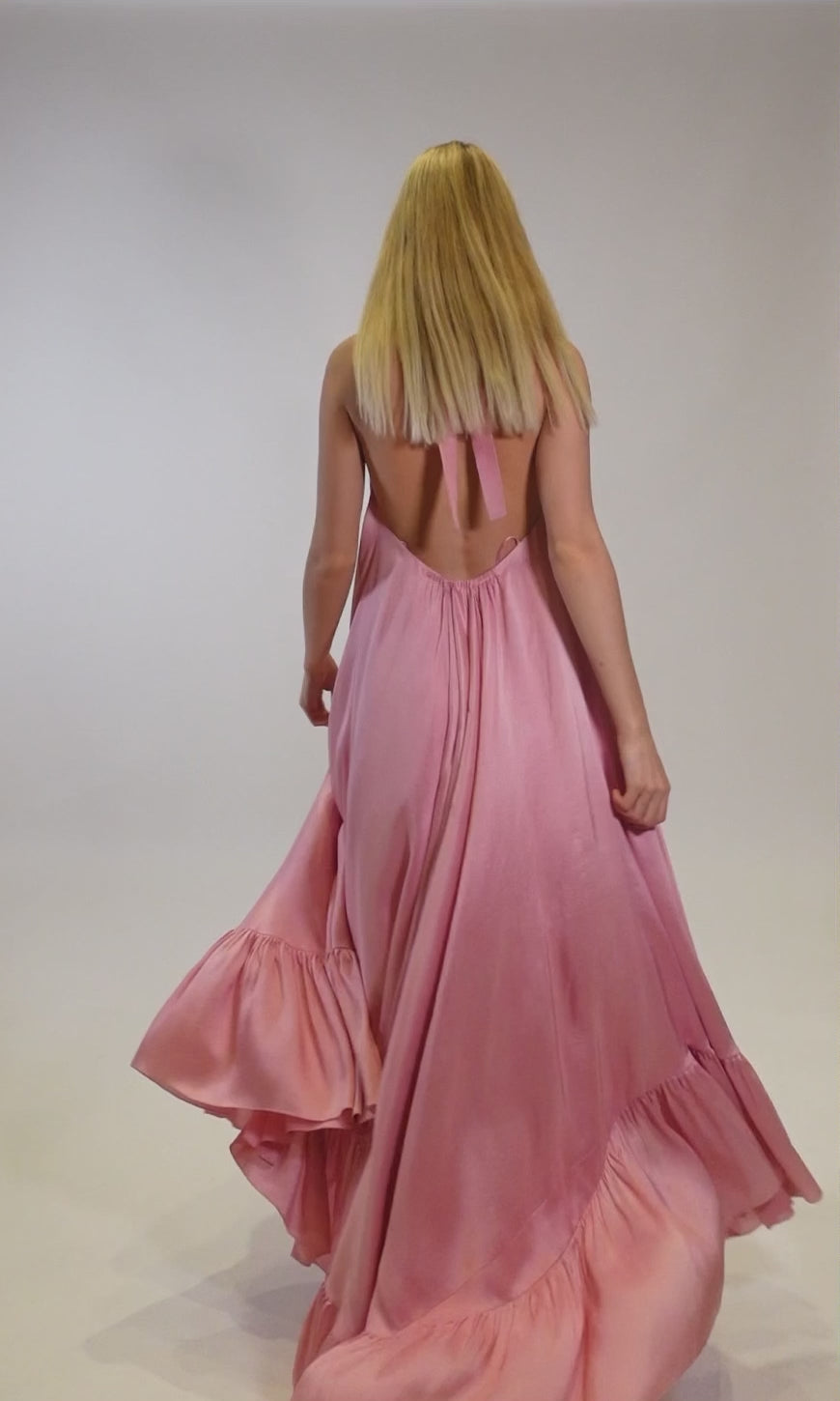 Raw sales silk gown