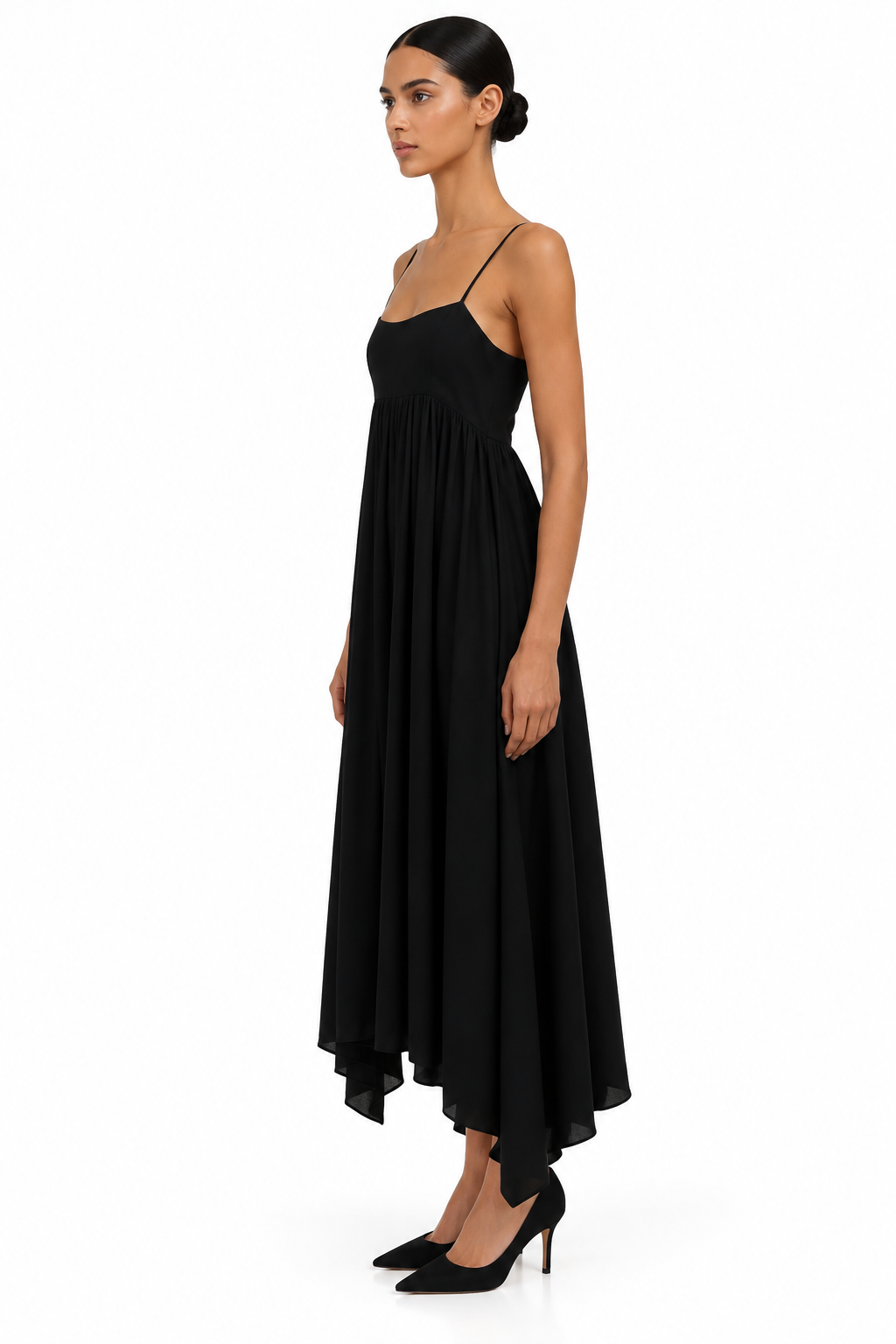Rachel Cotton Voile Midi Dress