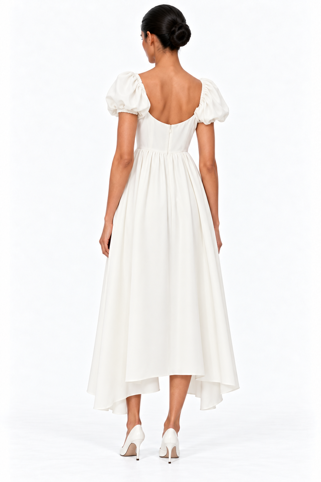 Rory Raw Silk Midi Dress