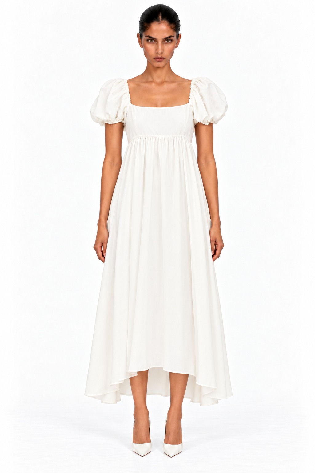 Rory Raw Silk Midi Dress