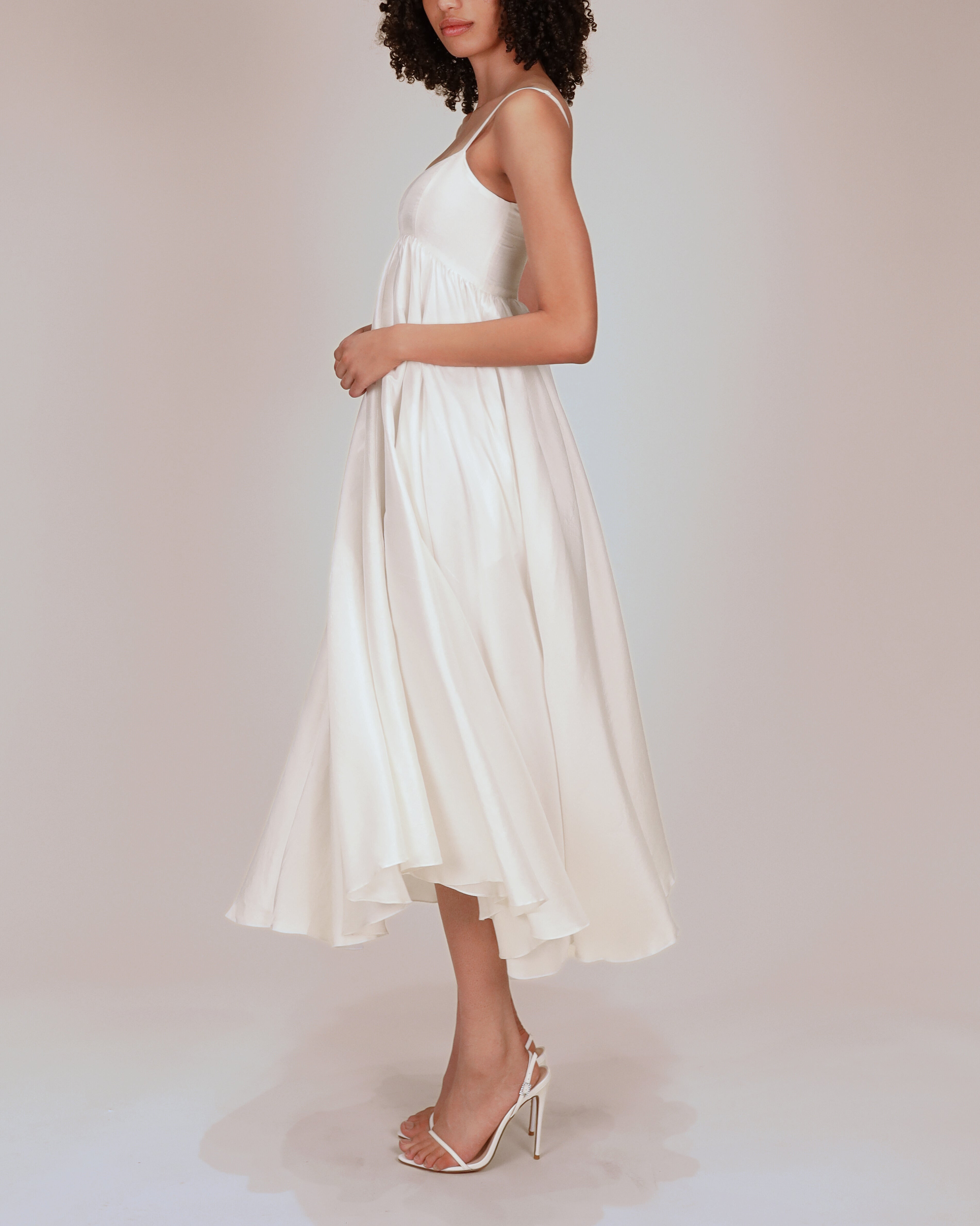 Rachel Raw Silk Midi - Magenta / M Rachel Raw Silk Midi - Magenta / M