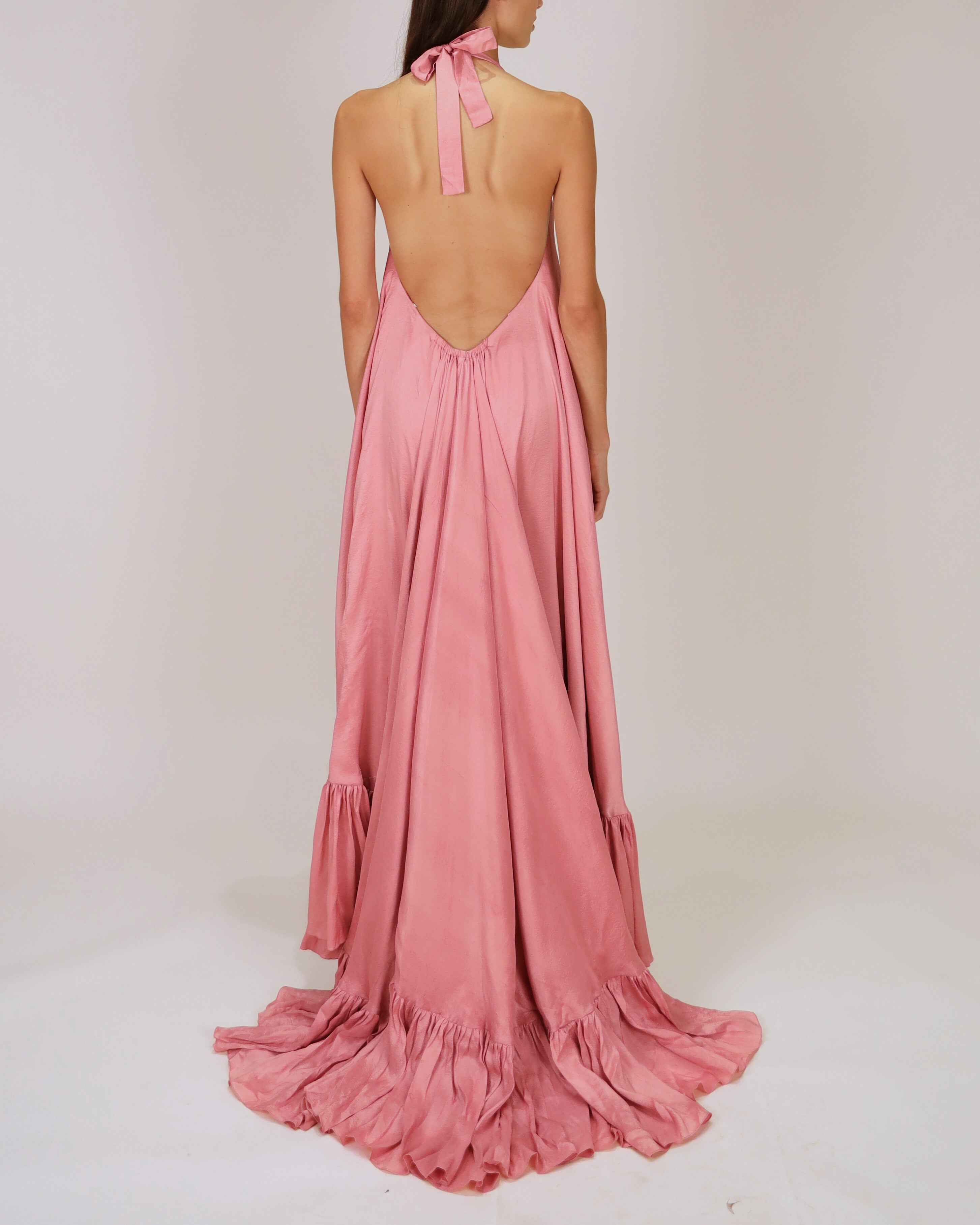 raw silk dress Sadie Raw Silk Gown – Azeeza